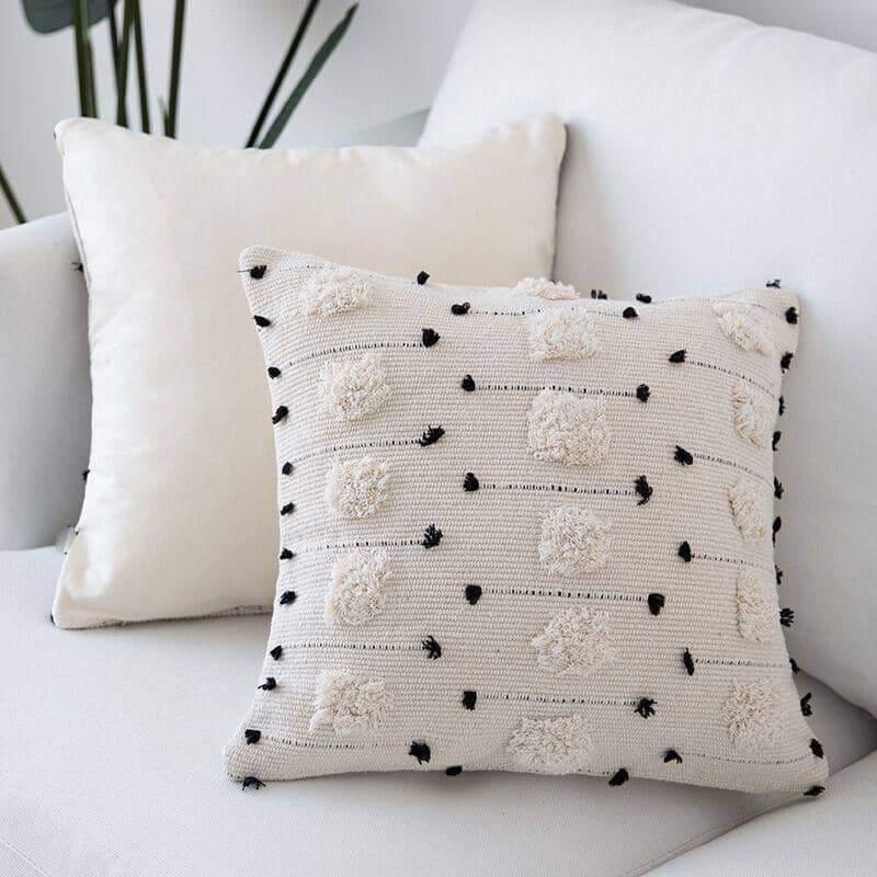 Cotton Linen Elegant Luxury Cushion Cover  