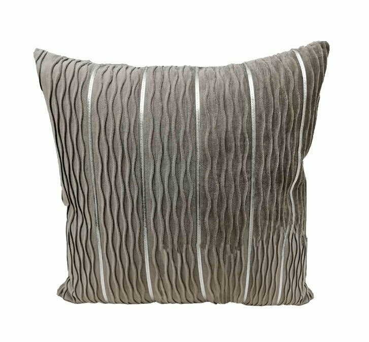 Cushion Cover Crumble Velvet - Grey  