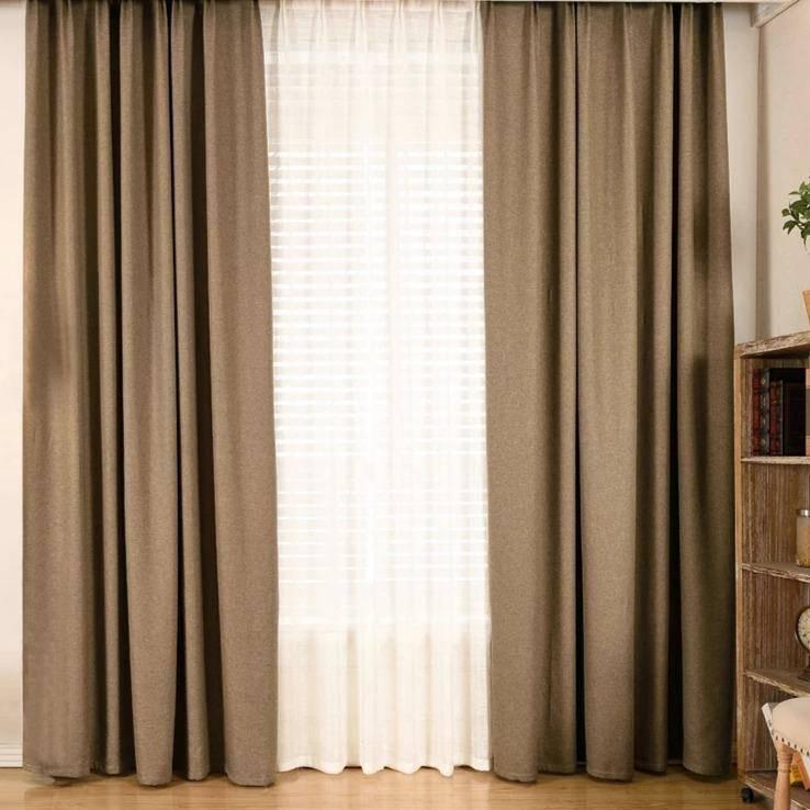 Hera classic design solid color custom made curtain  