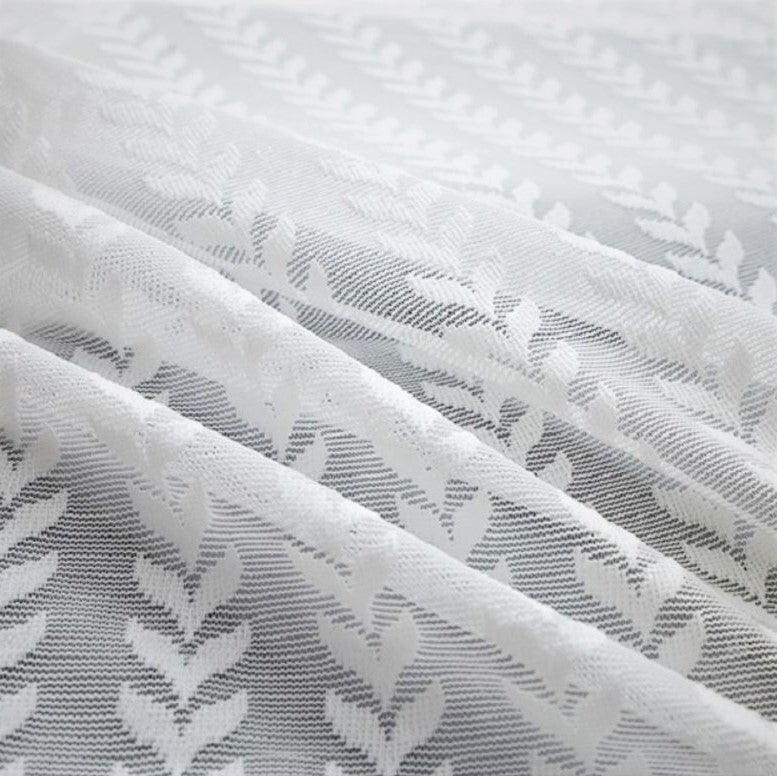Levia white color custom made sheer curtain  