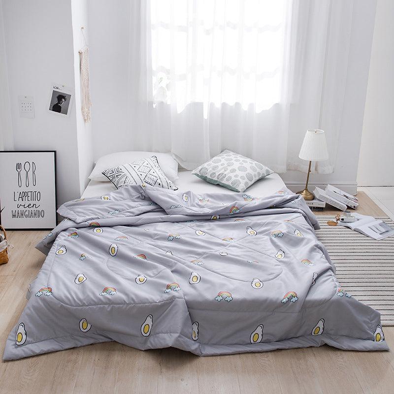 Refreshing Cool Quilt: Air Conditioner Quilted Summer Cotton QuiltA 180x220cm 