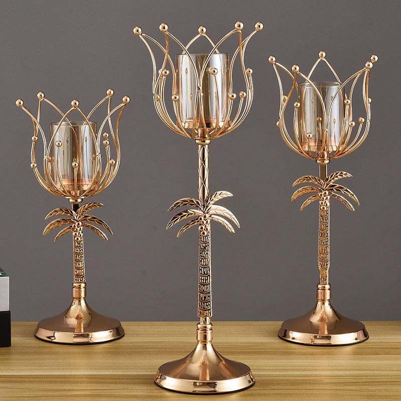 Wrought Iron Candle Holder Home Decoration Candle Holder  