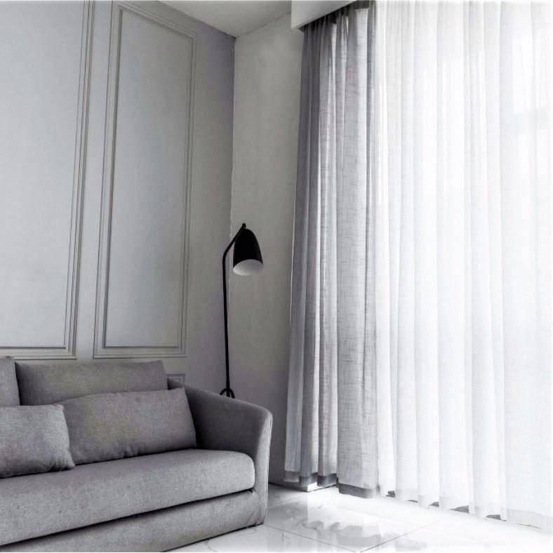 Alex light semi-transparent custom made curtain  