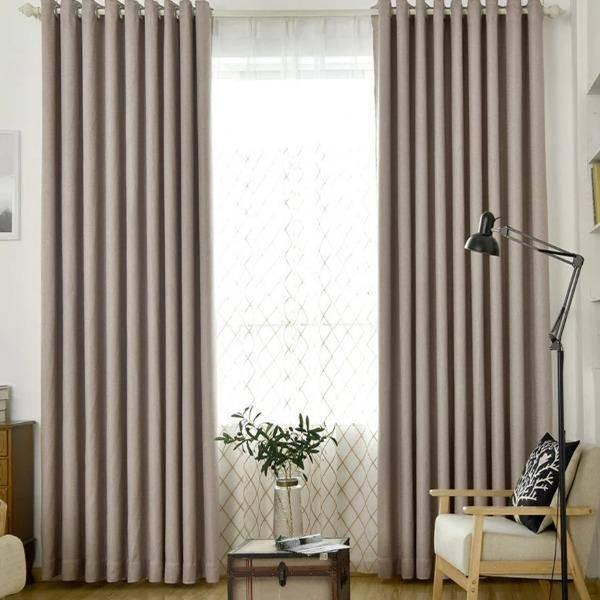 Prima twill thermal insulating custom made curtain  
